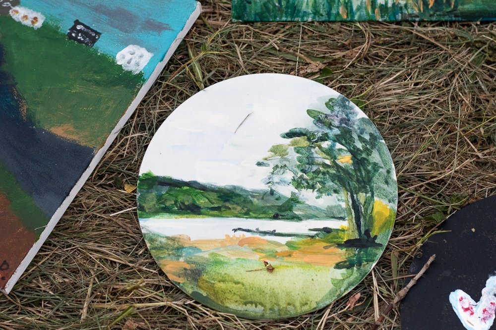 Pleneras prie upės "Piešiame Nemuną".